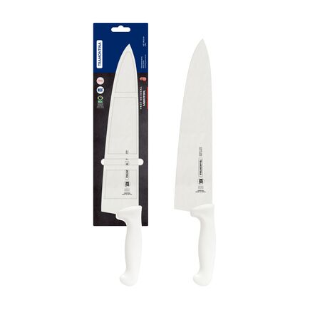 Faca para Carne 12 Tramontina Profissional Master com Lâmina em Aço Inox e Cabo em Polipropileno Branco