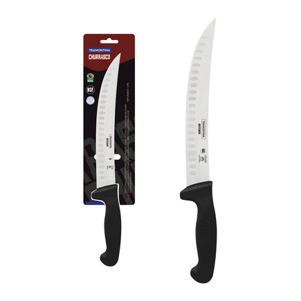 Faca para Carne Tramontina Profissional Master Butcher com Lâmina em Aço Inox e Cabo em Polipropileno Preto 10