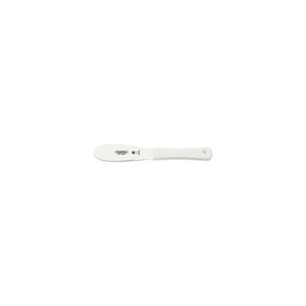 Espátula Tramontina Profissional Master com Lâmina em Aço Inox com Serrilha e Cabo de Polipropileno Branco 4x1.1/4
