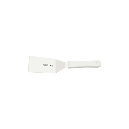 Espátula para Frituras Tramontina Profissional Master com Lâmina em Aço Inox e Cabo de Polipropileno Branco 5x2 1/2"