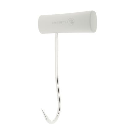 Gancho Direito Tramontina Profissional Master em Aço Inox com Cabo em Polipropileno Branco