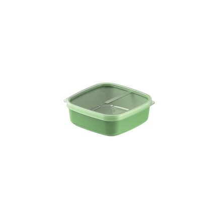 Pote Tramontina MixColor em Polipropileno Verde Sálvia com Tampa Transparente 1,1 L