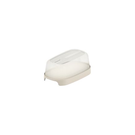 Manteigueira Tramontina MixColor em Polipropileno Cinza com Tampa Transparente 550 ml