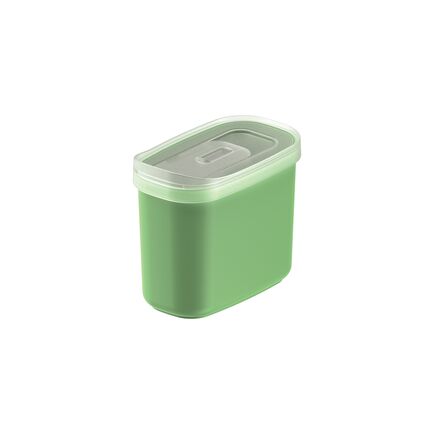 Pote Tramontina MixColor em Polipropileno Verde Sálvia com Tampa Transparente 1,5 L