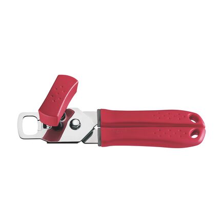 Abridor de Latas Tramontina Utilità em Aço Inox com Cabo de Polipropileno Vermelho