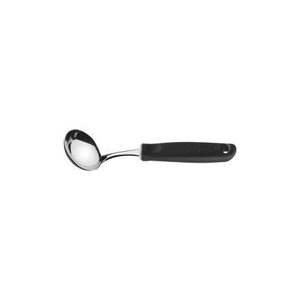 Concha para Molho Tramontina Utilità em Aço Inox com Cabo de Polipropileno Preto