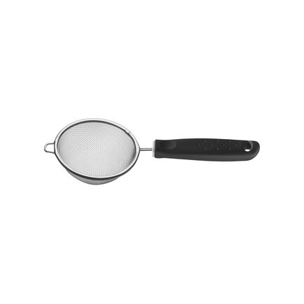 Peneira Tramontina Utilità em Aço Inox com Cabo de Polipropileno Preto 9 cm