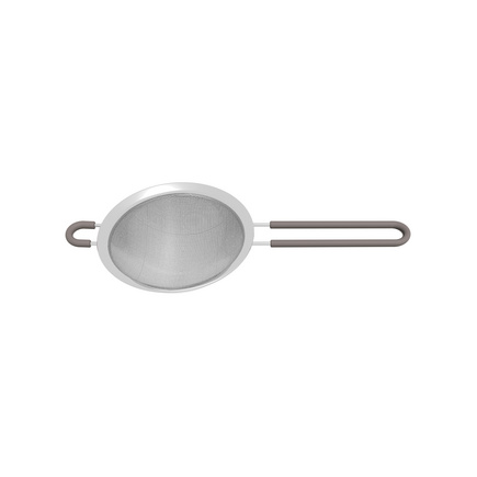 Peneira Tramontina Softta em Aço Inox com Cabo de Polipropileno Cinza 12 cm