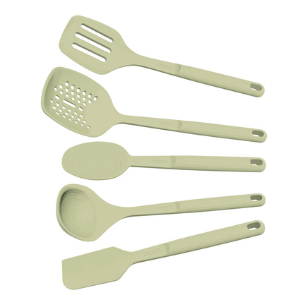 Jogo de Utensílios Tramontina Softta em Silicone Verde 05 Peças