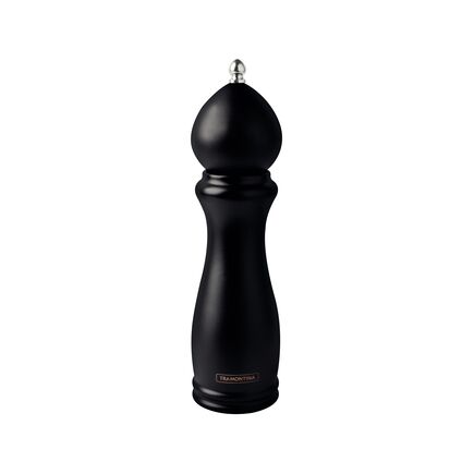 Moedor de Pimenta e Sal Tramontina Churrasco Black em Cerâmica com Recipiente de Madeira 8