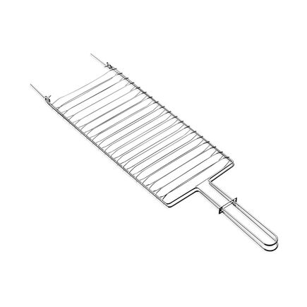Grelha Tramontina Churrasco em Aço Inox 72x23 cm