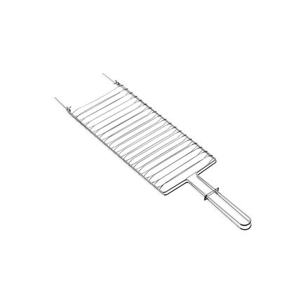 Grelha Tramontina Churrasco em Aço Inox 56x18 cm