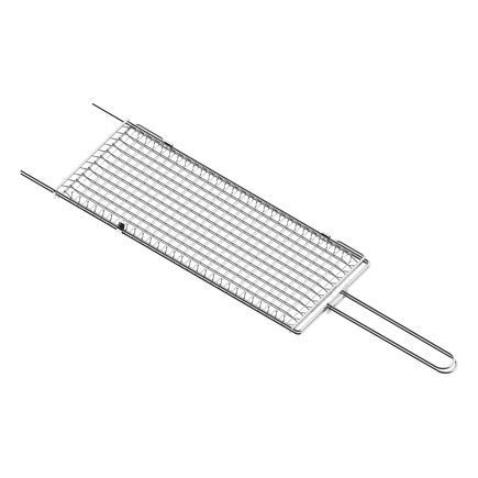 Grelha Tramontina Churrasco em Aço Inox 76 x 19 cm
