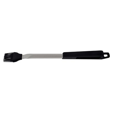 Pincel Tramontina Churrasco Black com Cerdas em Silicone Estrutura em Aço Inox e Cabo de Polipropileno Preto
