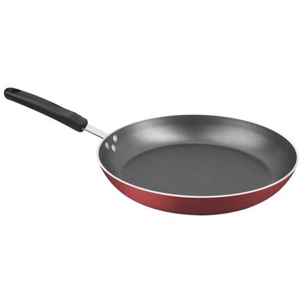 Frigideira Tramontina Napoli em Alumínio com Revestimento Interno e Externo Antiaderente Starflon Max Vermelho 32 cm 3,1 L