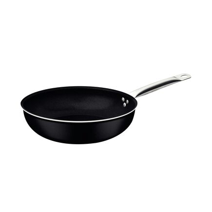 Frigideira Funda Tramontina Piemonte em Alumínio com Revestimento Interno e Externo em Antiaderente Starflon Excellent Preto 28 cm 4 L