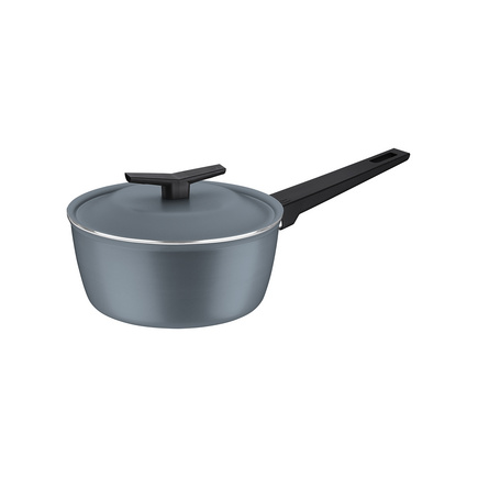 Panela Tramontina Spezia Induction em Alumínio com Revestimento Interno e Externo em Antiaderente Starflon Excellent Azul Ardósia 18 cm 1,9 L
