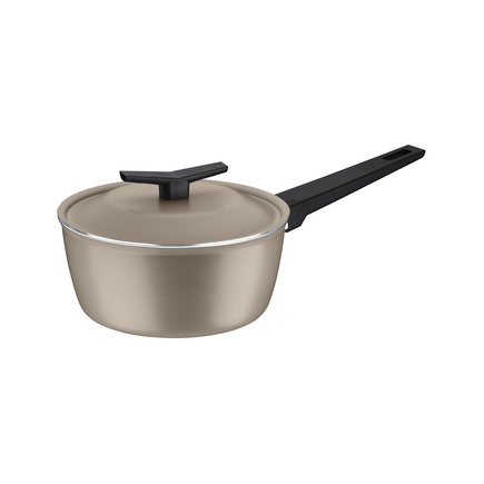 Panela Tramontina Spezia Induction em Alumínio com Revestimento Interno e Externo em Antiaderente Starflon Excellent Areia 20 cm
