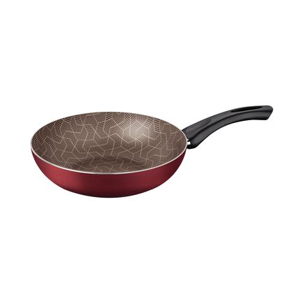 Frigideira Funda Tramontina Paris em Alumínio com Revestimento Interno e Externo em Antiaderente Starflon Max Vermelho 24 cm 2,2 L