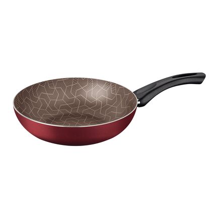 Frigideira Funda Tramontina Paris em Alumínio com Revestimento Interno e Externo em Antiaderente Starflon Max Vermelho 28 cm 3,3 L