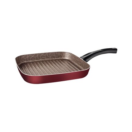 Bistequeira Tramontina Paris em Alumínio com Revestimento Interno em Antiaderente Starflon Max e Externo de Silicone Vermelho 28 cm 2,3 L