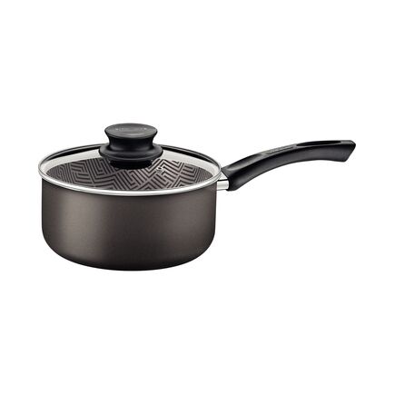 Panela Tramontina Paris em Alumínio com Revestimento Interno e Externo em Antiaderente Starflon Max Chumbo com Tampa de Vidro 20 cm 2,9 L