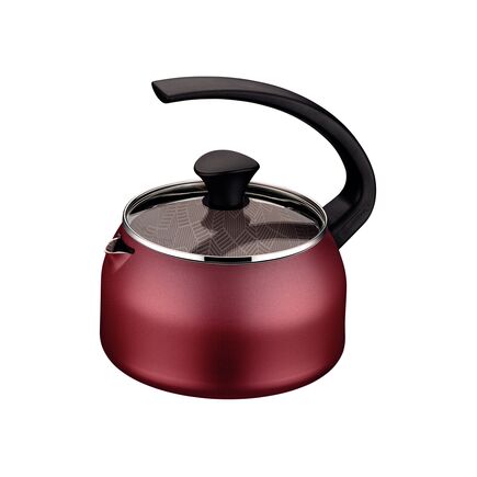Chaleira Tramontina em Alumínio com Revestimento Interno e Externo Antiaderente Starflon Max Vermelho 1,9 L
