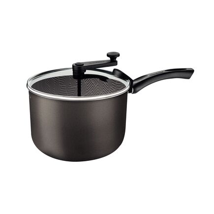 Pipoqueira Tramontina Paris em Alumínio com Revestimento Interno e Externo em Antiaderente Starflon Max Chumbo 22 cm 4,8 L
