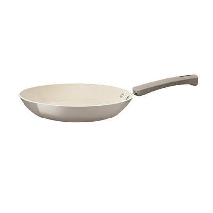 Frigideira Tramontina Veronese em Alumínio Reciclado com Revestimento Interno Cerâmico e Externo Siliconado Bege Mineral 28 cm 2 L