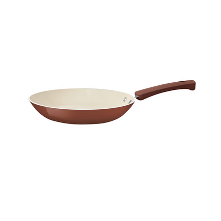 Frigideira Tramontina Veronese em Alumínio Reciclado com Revestimento Interno Cerâmico e Externo Siliconado Argila 24 cm 1,2 L