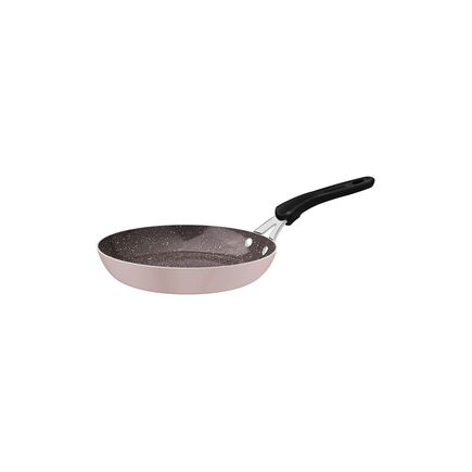 Frigideira Tramontina Tunis em Alumínio com Revestimento Interno Cerâmico e Externo Siliconado Rosa Trufado 20 cm 0,9 L