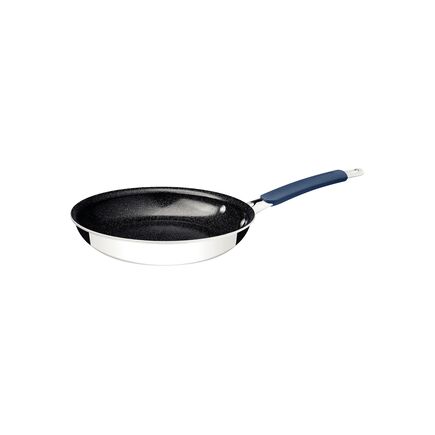 Frigideira Tramontina Romagna em Aço Inox e Alumínio com Revestimento Interno Cerâmico Black Stone 20 cm 1 L