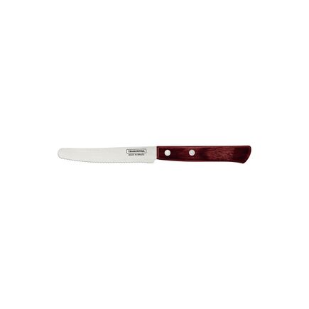 Faca Multiuso Tramontina com Lâmina em Aço Inox e Cabo em Madeira Tratada Polywood Vermelho 5