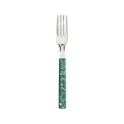Garfo de Mesa Tramontina Casa Natal com Lâmina de Aço Inox e Cabo de Polipropileno Verde