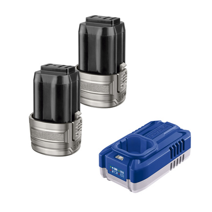Kit 2 baterias 16V 2,0Ah 16 V + Carregador 1,3A Tramontina by Total