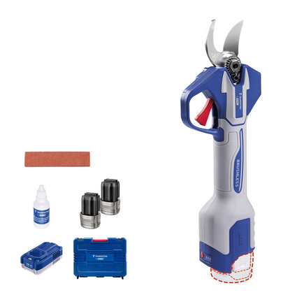Tesoura de Poda 16V 25mm Tramontina by Total - Com 2 Baterias 16V de 2,0Ah, Carregador e Maleta