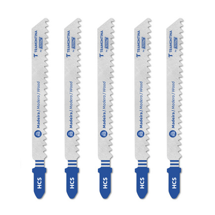 Lâminas para Serra Tico-Tico para Madeira (corte rápido) Tramontina by Total - 5 peças