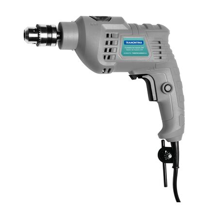 Furadeira de Impacto 500 W 3/8 220 V Tramontina com Sistema de Reversão e Botão para Travamento de Gatilho