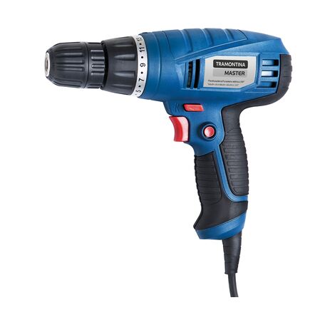 Parafusadeira/Furadeira 280 W 3/8 220 V Tramontina MASTER para Uso Profissional com Velocidade Variável e Sistema de Reversão