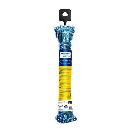 Corda Trançada PET meada 6 mm x 20 m Tramontina MASTER