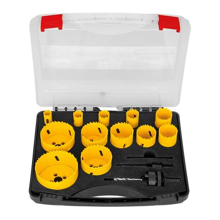 Jogo de Serras Copo Bi-Metálicas Tramontina MASTER com Dentes em Aço Rápido HSS 15 Peças