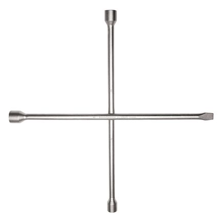 Chave de Roda Tipo Cruz Tramontina MASTER com Corpo Forjado em Aço Especial 17x19x21 mm com Espátula