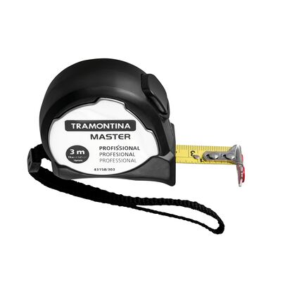 Trena Profissional Tramontina MASTER com Ponta Magnética e Corpo em Aço Inox 3 m