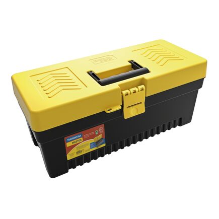 Caixa Plástica para Ferramentas 17 Tramontina MASTER com Organizador Plástico 16"