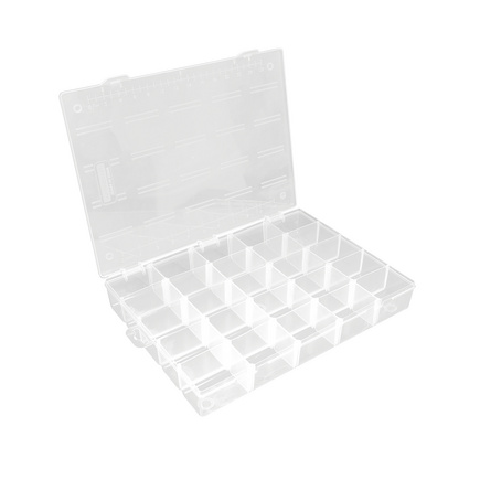 Organizador Plástico Transparente com 25 Compartimentos Tramontina