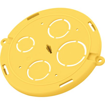 Fundo para caixa de embutir octogonal 4x4 Tramontina amarelo