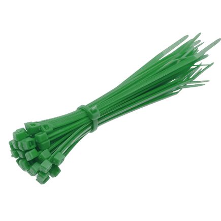 Abraçadeira Nylon 295 mm x 4,6 mm Tramontina Verde - 100 unidades