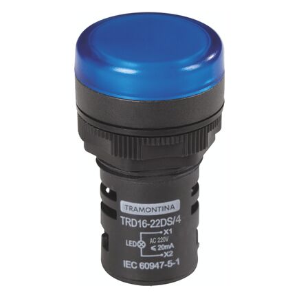 Sinalizador Tramontina TRD16-22DS/4 220 V Azul
