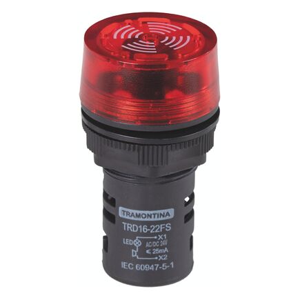 Sinalizador Sonoro Tramontina TRD16-22FS 24 V