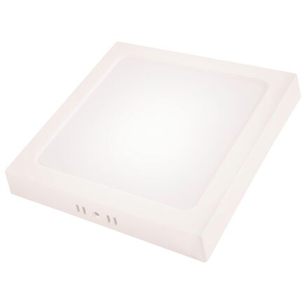 Plafon LED Tramontina Quadrado Backlight de Sobrepor 1500 lm 18 W Bivolt 4000 K Luz Neutra